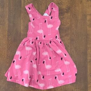 Hanna Andersson Pink Flamingo Print Dress
